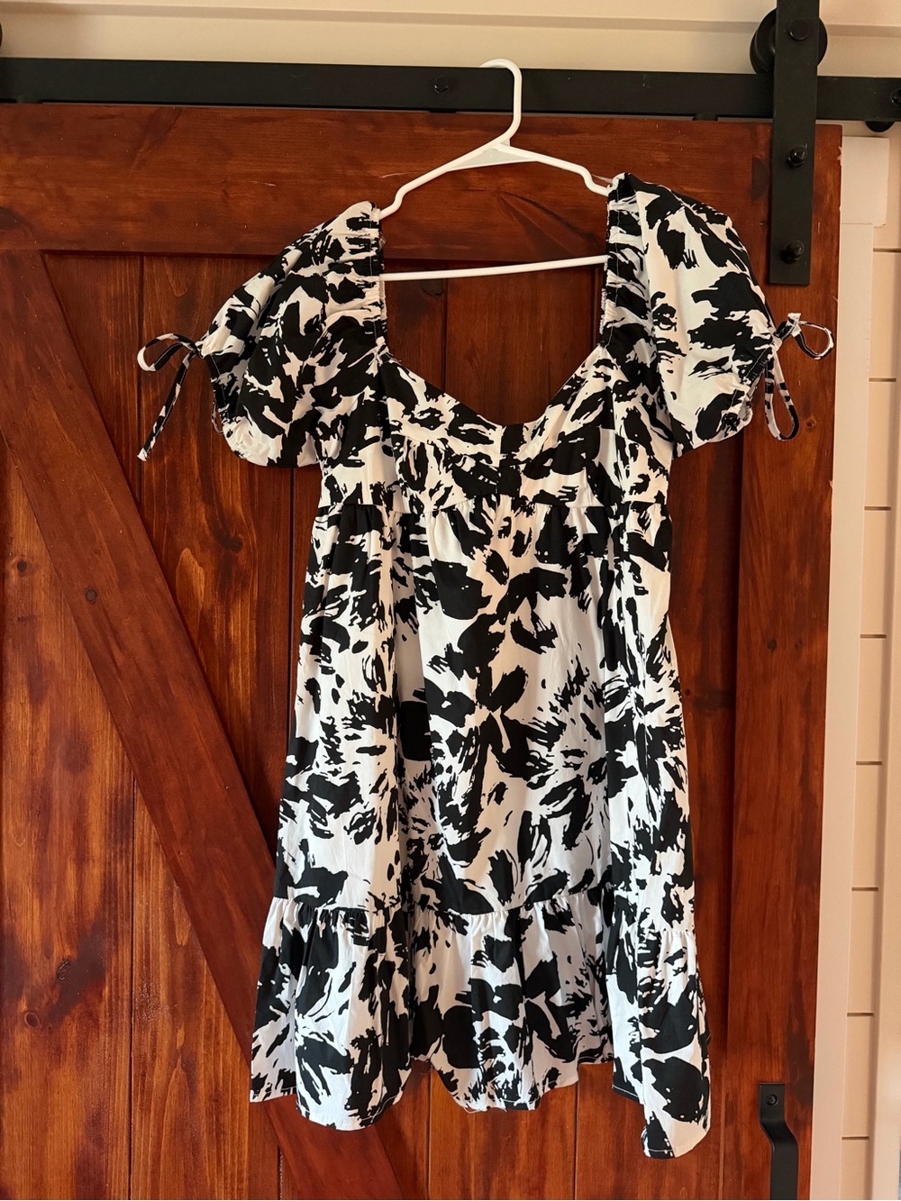 Lush Women’s Black/White Mini Dress
